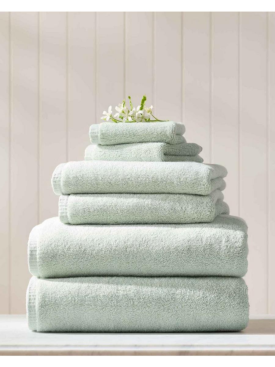 Linen Shower Curtain with Rings